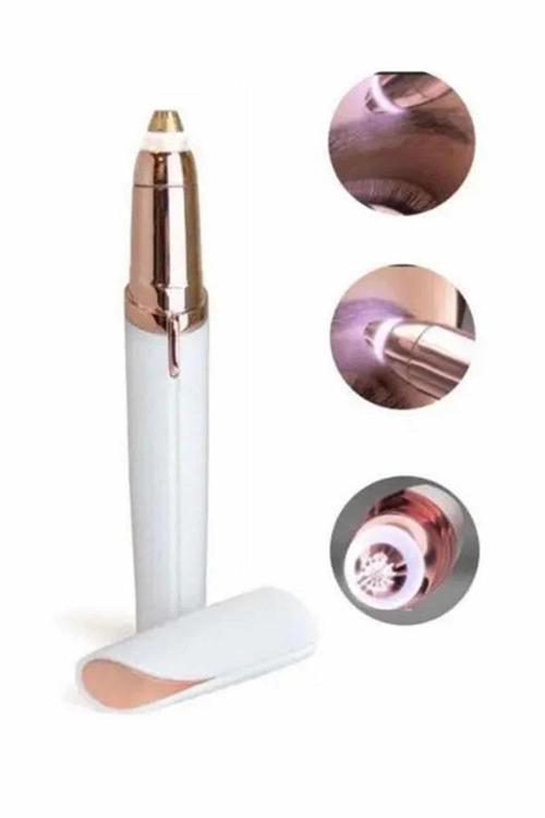 Kaş Bıyık Epilasyon Aleti İnce Uçlu Yüz Için Tüy Alıcı Pilli