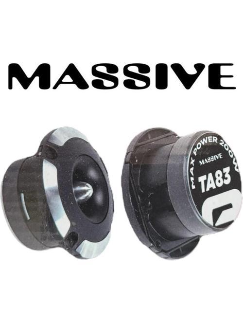 MS-TA83-ÇİFTİ 400W MAX-ÇİFTİ 200W RMS -KALİTELİ PROFESYONEL 10 CM SPL DOME TWETTER