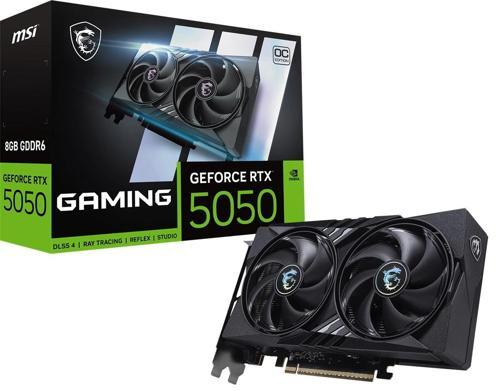 Geforce Rtx 5050 8g Gamıng Oc Gddr6 128b Dx12 Pcıe 5.0 X16 (3xdp 1xhdmı)