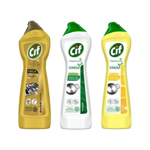 Krem 500 ml Gold-Amonyak-Limon 3 lü Karma Paket