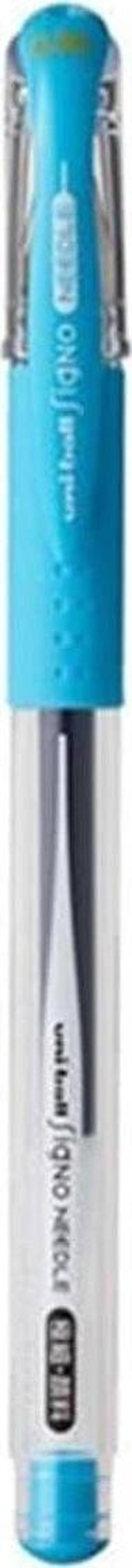 Roller Kalem Signo Needle 0.38 Mm İğne Uçlu Jel Kalem Gök Mavi UM-151ND 38 (10 Lu Paket)