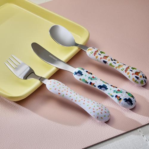 Rex 3 Parça Çocuk Çatal Kaşık Bıçak Mama Seti