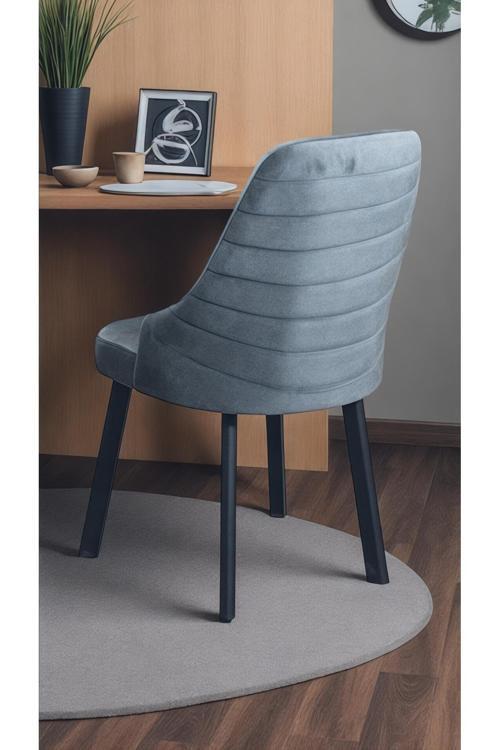 2 Adet Erciyes Sandalye Mutfak Cafe Restaurant Proje Metal Lüks Sandalye