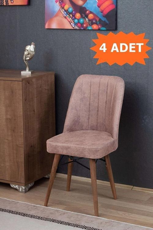 Armada Serisi 1.Sınıf Yemek Odası Salon Cafe Mutfak Sandalyesi 4 Adet