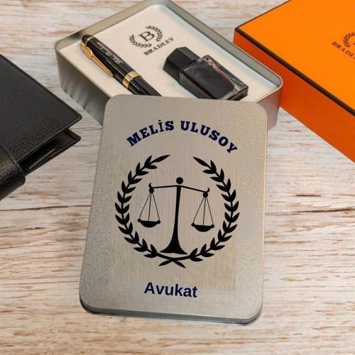 Avukatlara özel  Siyah Gold Dolma Kalem