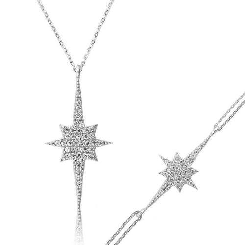 925 Ayar Gümüş Kutup Yıldızı Set (BC-A0EF47)