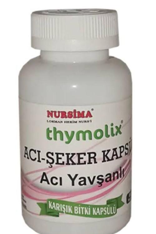 Nursima Acı Yavşan Şeker 60'Lı Bitkisel Karışımlı Kapsül