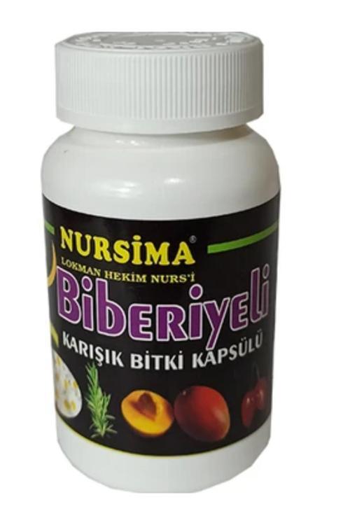 Nursima Biberiyeli Bitkisel Karışımlı 60'Lı Kapsül