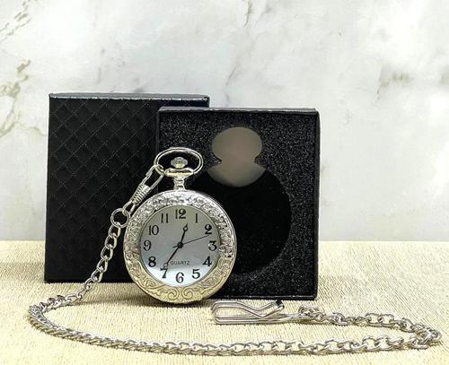 MDB Özel Kutulu Gümüş Köstekli Saat