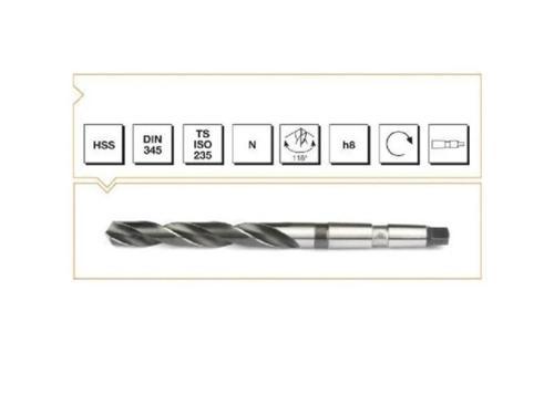 Makina Takım HSS DIN 345 RN Mors Konik Saplı Matkap Ucu 26.5 mm-MTE B00004002650