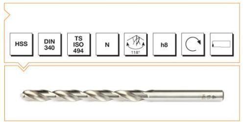 HSS Din 340 RN Uzun Matkap Ucu 12 mm-MTE B00007201200