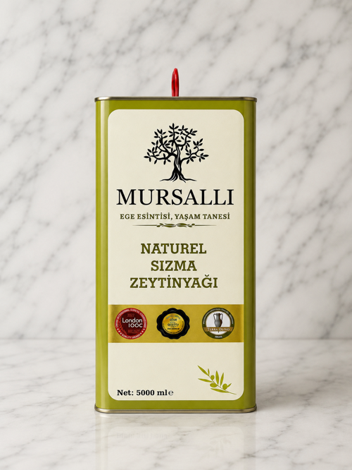 Ege'den Mursallı Sıcak Sıkım Zeytinyağı 5 Litre