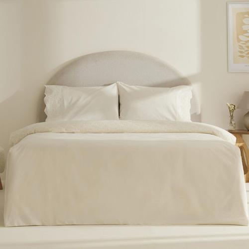 Avenza Brodeli Çift Kişilik Nevresım Takımı Beyaz