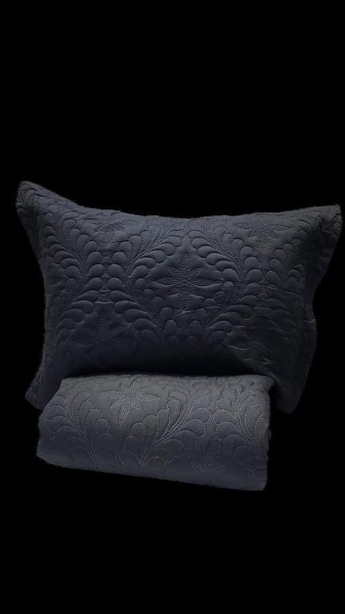 CEYLİN YATAK ÖRTÜSÜ ÇİFT KİŞİLİK DAMAKS SİYAH