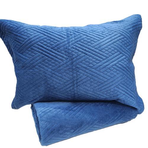 VİCENZA ÇİFT KİŞİLİK TAY TÜYÜ YATAK ÖRTÜSÜ LACİVERT