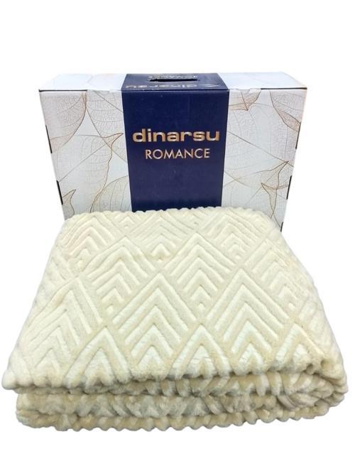 ROMANS EMBOSS TEK KİŞİLİK BATTANİYE BEJ