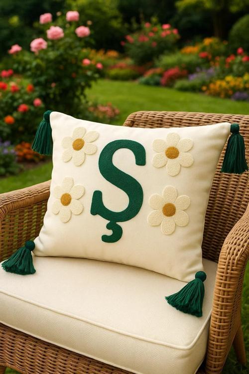 Punch Kırlent Kılıfım Harf Model Ş Harfi