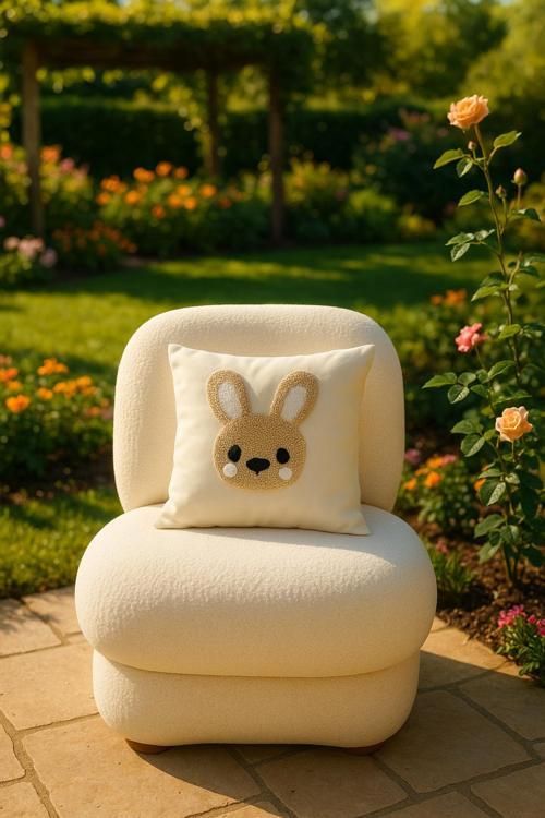 Punch Kırlent Kılıfı Tavşancık Modelimiz