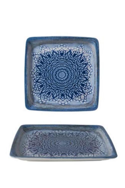 Porselen 25X25 Cm Pera Bone Kare Tabak 1 Adet