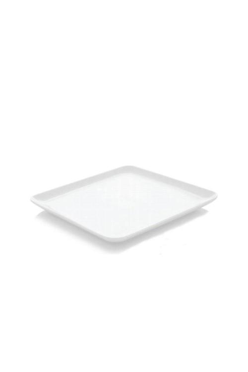 Porselen Sidney 14x14 Cm Düz Tabak Dekorsuz 6 Adet ( ESPSD19DU00 )