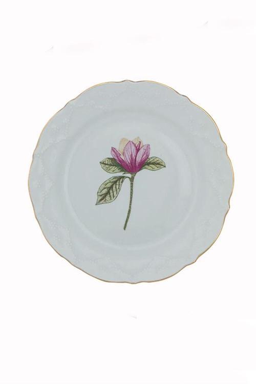 Flower 20 Cm Düz Tabak 1 Adet