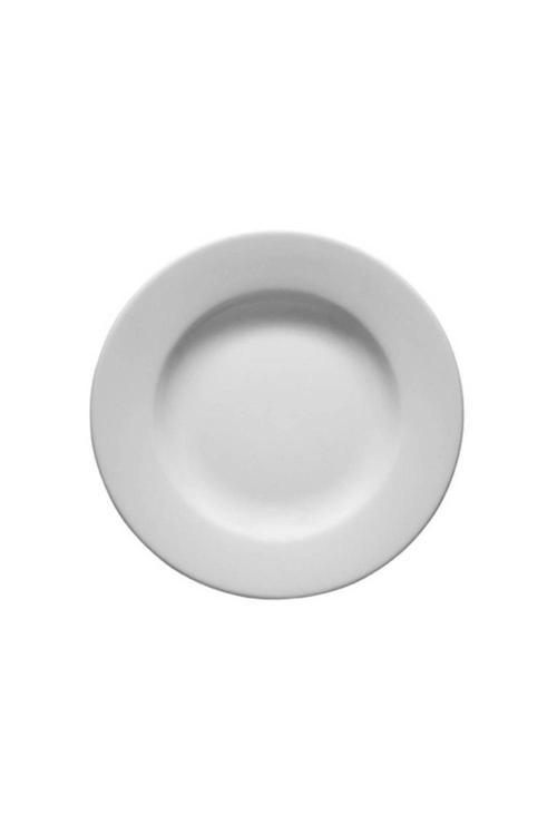 Porselen 6 Lı Yeni Otel 21 cm Çukur Tabak Dekorsuz YO21CK00