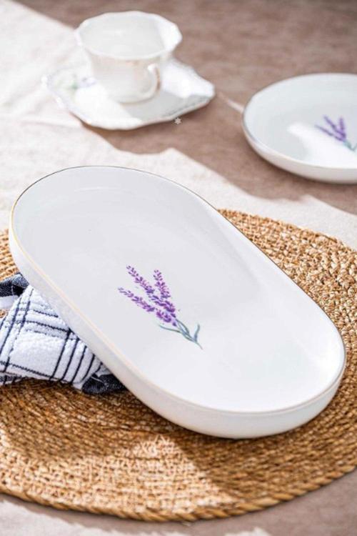 Soft Royal Porselen Oval Tabak - 27x15 cm