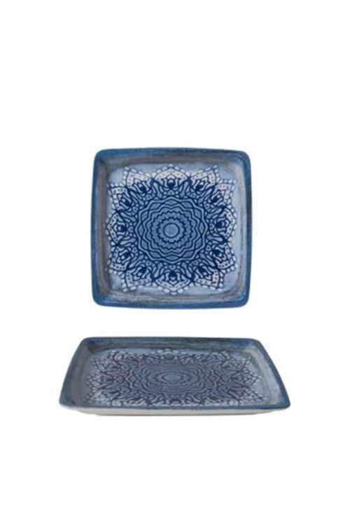 Porselen 17X17 Cm Pera Bone Kare Tabak 1 Adet