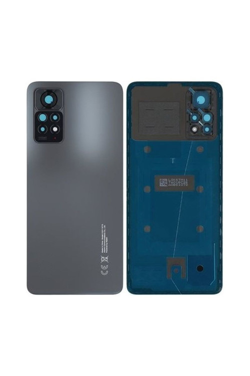 Redmi Note 11 Pro 4G Uyumlu Arka Pil Batarya Kapağı Kamera Lensli Siyah