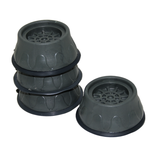 4 PARÇA  KÜÇÜK GRİ ÇAMAŞIR MAKİNE TİTREŞİM ÖNLEYİCİ AYAK-Findit