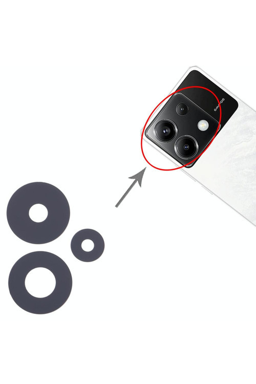 Xiaomi Uyumlu Poco X6 Kamera Lensi Cam 23122Pcd1G, 23122Pcd1I