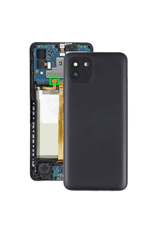 Samsung Galaxy A03 Arka Pil Batarya Kapağı Sm-A035F Siyah