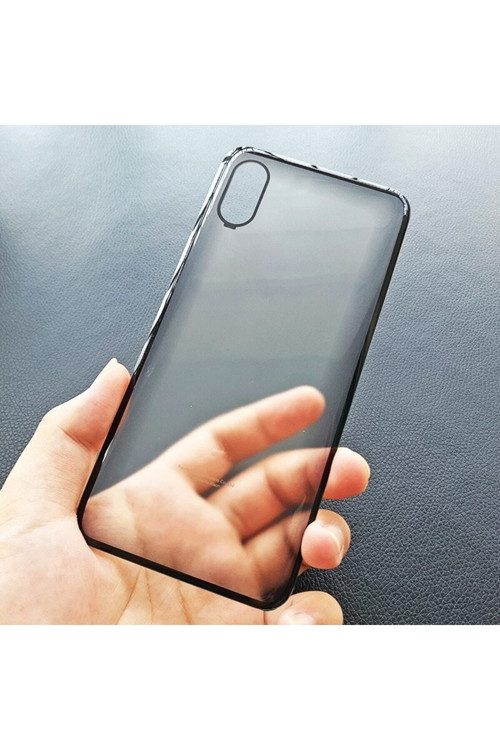 Xiaomi Mi 8 Pro - Explorer Arka Kapak-Arka Pil Batarya Kapağı Cam Şeffaf