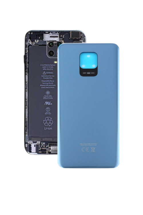 Xiaomi Redmi Note 9 Pro Arka Pil Batarya Kapak Cam M2003J6A1L Lacivert