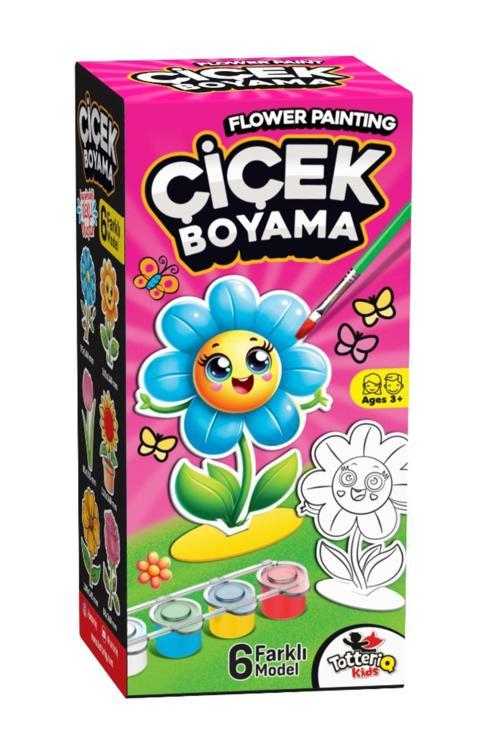 🌸 Çiçek Boyama Seti – 6 Farklı Model Etkinlik Okul Anaokulu Kreş Öğrenci Etkinliği
