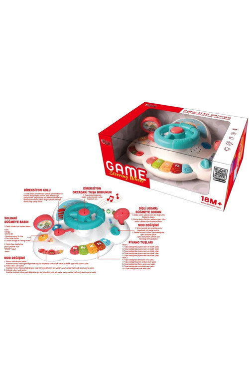 Eğitici Işıklı, Müzikli Bebek Direksiyonu Rt667