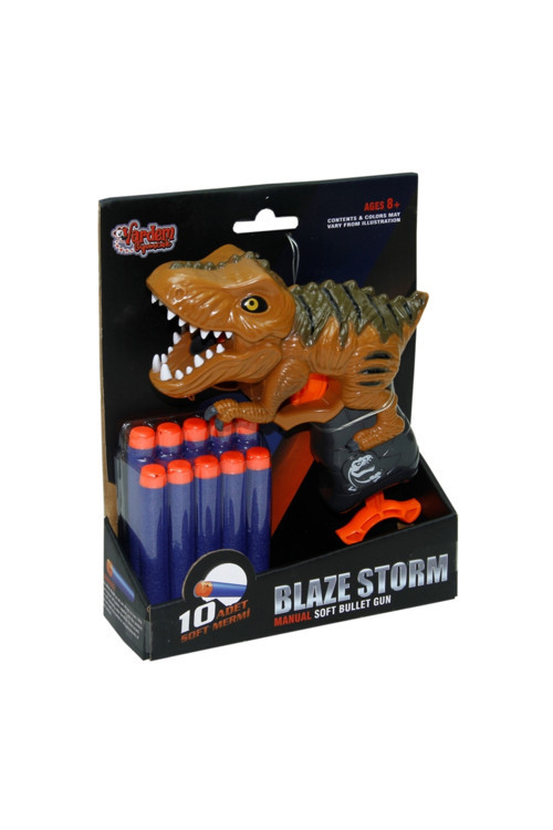 Yumuşak Mermili Dinozor (10Mermi Dahil)