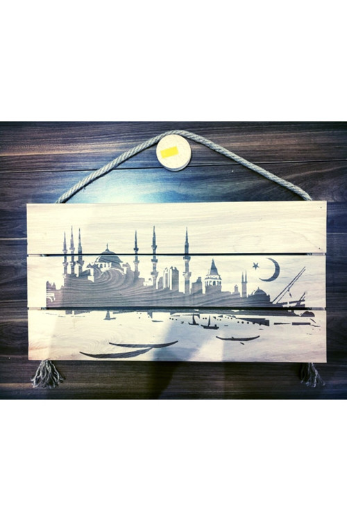 Istanbul Gölge Manzaralı Efsane Ağaç Tablo