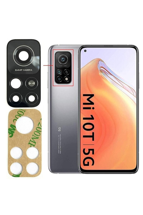 Xiaomi Mi 10T Uyumlu Kamera Lensi Camı M2007J3Sy