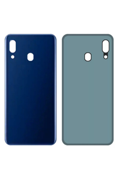 Samsung Galaxy A20 Uyumlu Arka Pil Batarya Kapağı Sm-A205F Mavi