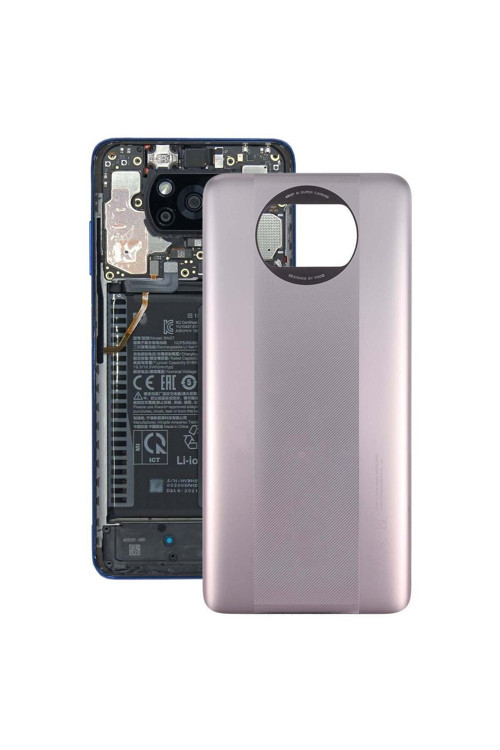 Xiaomi Poco X3 Pro Uyumlu Arka Pil Batarya Kapağı M2102J20Sg M2102J20Sı Gold