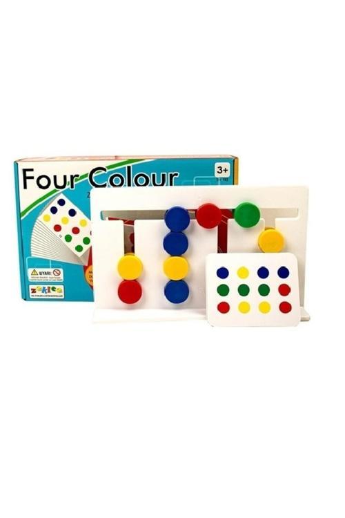 5X Adet Four Colour Eğlenceli Hediyelik Kutulu Oyuncak-Rubik Abaküs Montessori-Hafıza Oyunu-Hediyeli