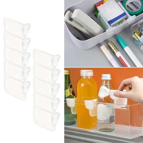 10'luŞeffaf Buzdolabı Yan Kapı Düzenleyici Buzdolabı Dolap İçi Bölümleyici Aparatlar