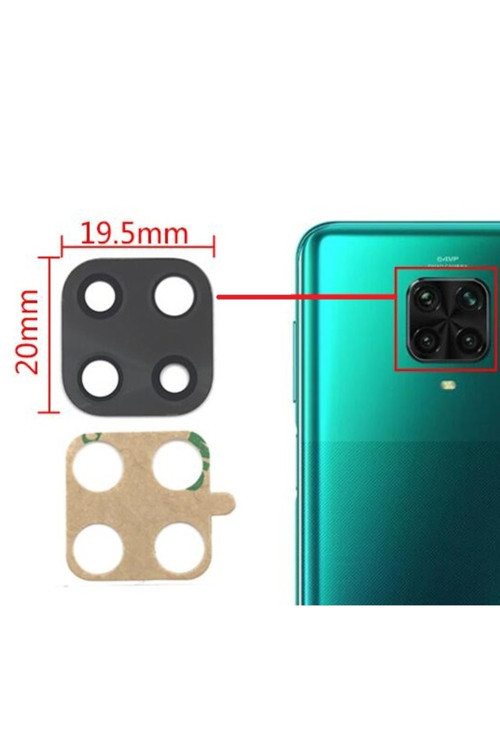 Xiaomi Redmi Note 9 Pro Uyumlu Kamera Lensi Cam M2003J6A1L