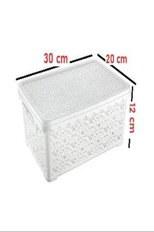 Büyük Motifli Kapaklı Kutu Royaleks-TİM136