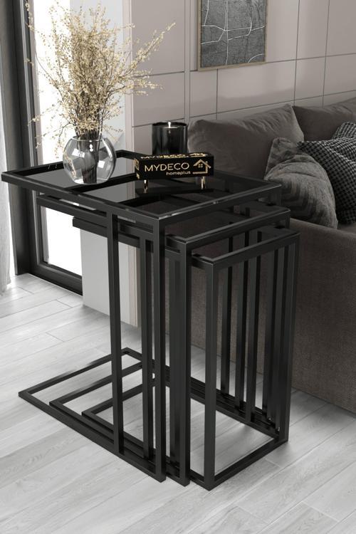 3' Lü Koltuk Sehpası & Tv Sehpası & Yan Sehpa