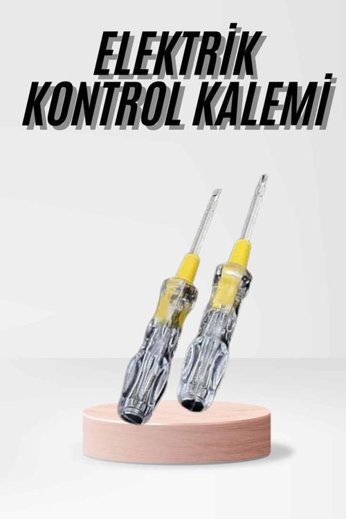Kontrol Kalemi Çift Başlıklı Şeffaf Elektrik Testi Değişken Uçlu
