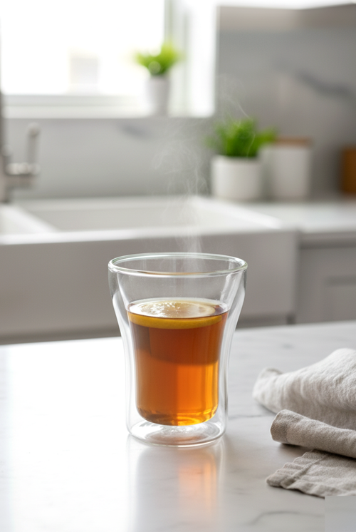 Naro Çift Cidarlı Cam Bardak 200ml