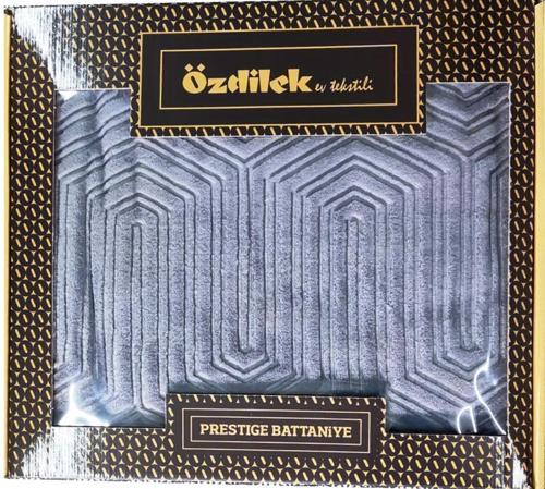 Prestige Kalın Embos Tek Kişilik Battaniye (155x220)-Gri