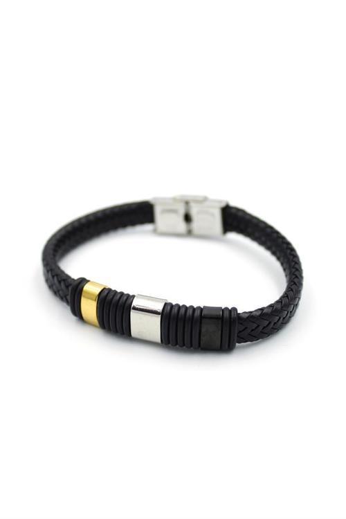 Deri Erkek Bileklik - ÇOK RENKLİ